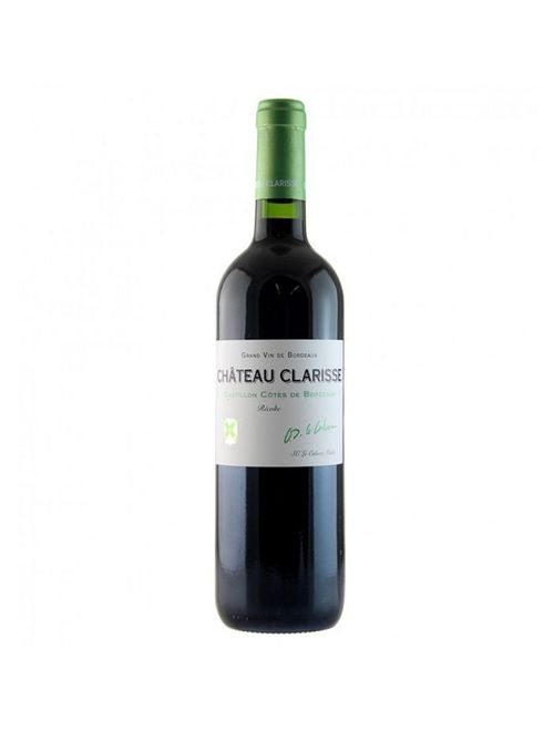 Vinho Château Clarisse Castillon 2016 Tinto França 750Ml
