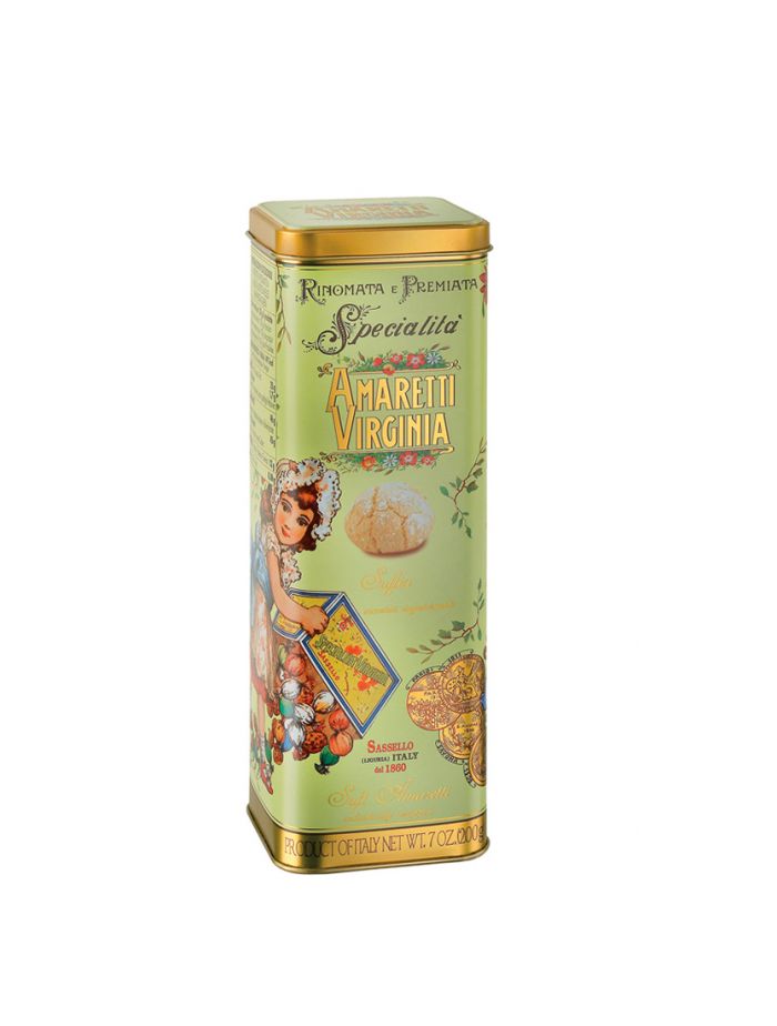Biscoito Amaretti Virginia de Amêndoas Lata 200g 4373