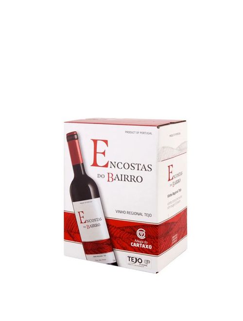 Vinho Encostas do Bairro Bag in Box Tinto Portugal 3000ml