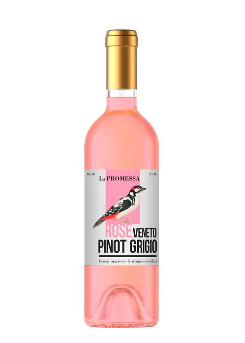 Vinho Pinot Grigio La Promessa DOC 2020 Rosé Itália 750ml
