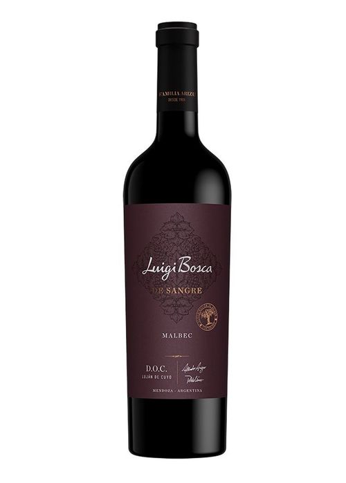 Vinho Luigi Bosca De Sangre Malbec Doc 2020 Tinto Argentina 750ml