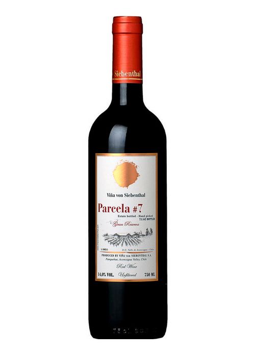 Vinho Von Siebenthal Gran Reserva Parcela #7 Panquehue 2018 Tinto Chile 750ml