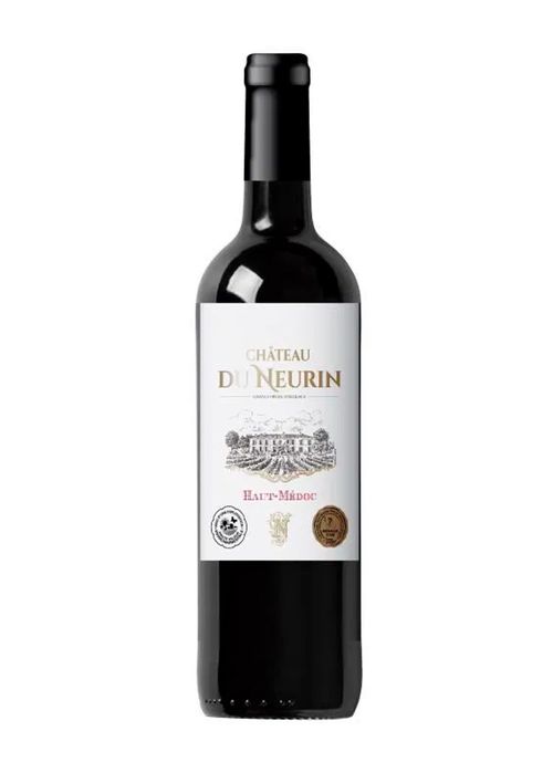 Vinho Château Du Neurin Haut Médoc 2017 Tinto França 750ml