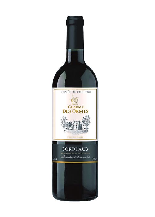 Vinho Bordeaux Charme des Ormes 2019 Tinto França 750ml