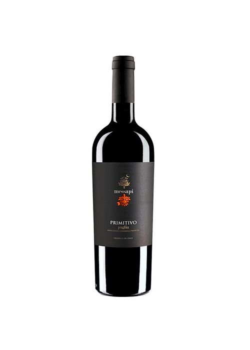 Vinho Primitivo Puglia Messapi  I.G.P. 2020 Tinto Itália 750ml