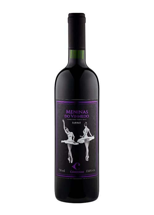 Vinho Cárdenas Meninas do Vinhedo Tannat 2021 Tinto Brasil 750ml