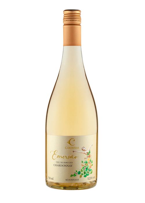 Vinho Cárdenas Emersão Chardonnay 2022 Branco Brasil 750ml