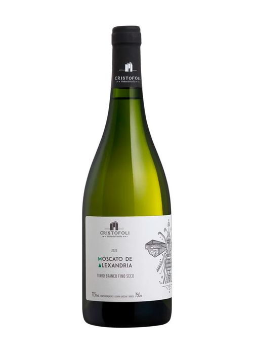 Vinho Cristofoli Moscato de Alexandria 2022 Branco Brasil 750ml