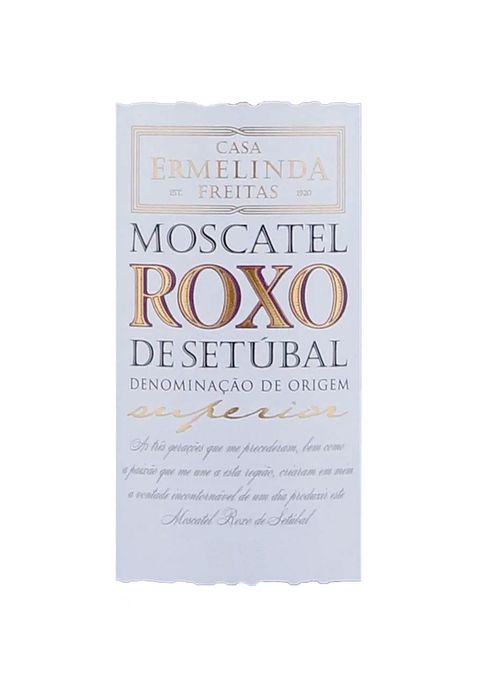 Vinho Ermelinda Freitas Moscatel Roxo de Setúbal Superior 2010 Branco Portugal 500ml