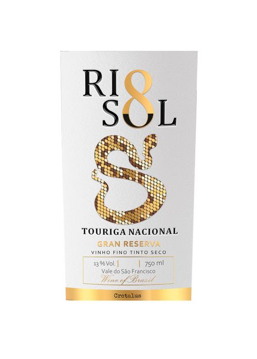 Vinho Rio Sol Gran Reserva Touriga Nacional 2020 Tinto Brasil 750ml