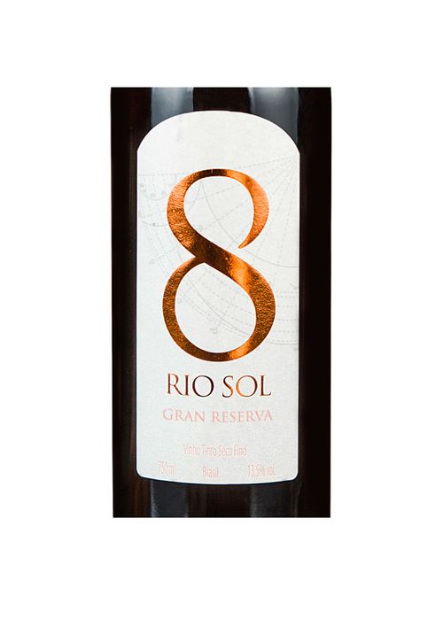 Vinho Rio Sol Gran Reserva Paralelo 8 2019 Tinto Brasil 750ml