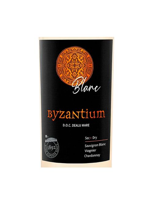 Vinho Byzantium Blanc Doc 2020 Branco Romênia 750ml