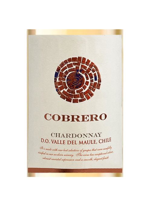 Vinho Cobrero Chardonnay 2023 Branco Chile 750ml
