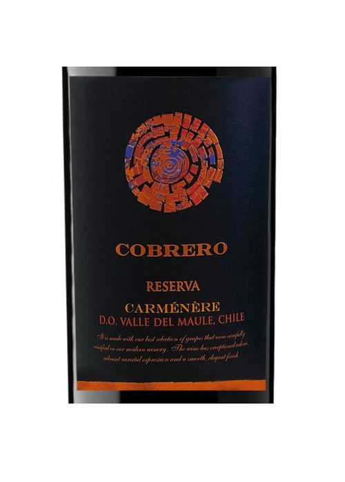 Vinho Cobrero Reserva Carménère 2021 Tinto Chile 750ml