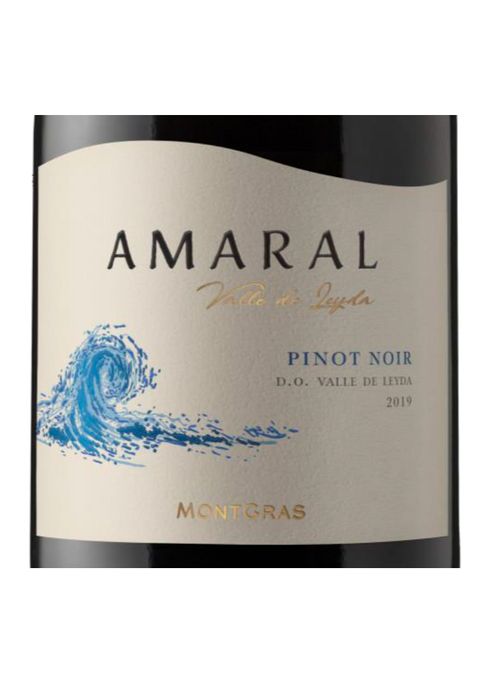 Vinho Montgras Amaral Pinot Noir 2019 Tinto Chile 750ml