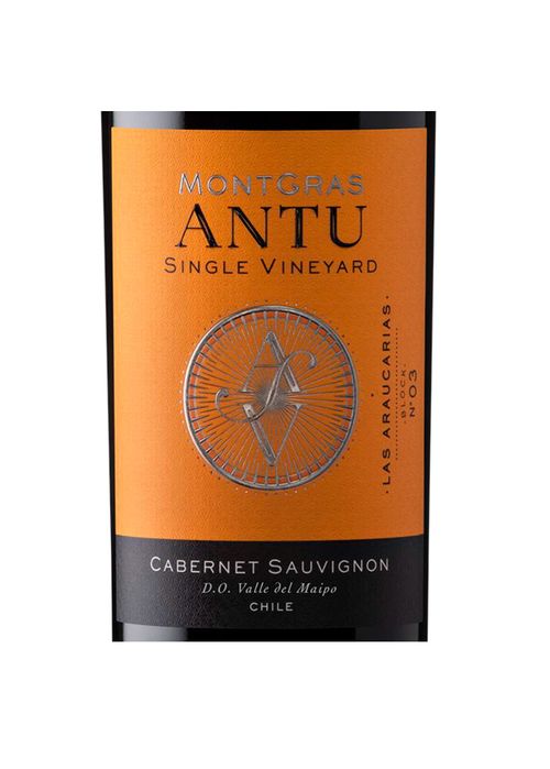 Vinho Montgras Antu Single Vineyard Cabernet Sauvignon 2020 Tinto Chile 750ml