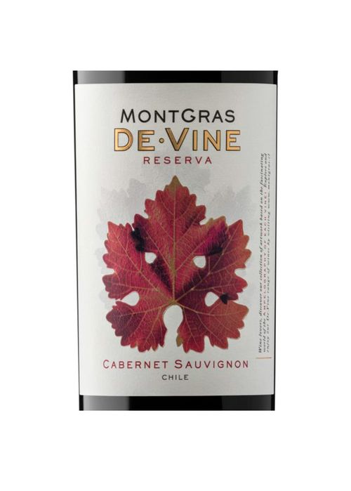 Vinho Montgras Reserva de Vine Cabernet Sauvignon 2022 Tinto Chile 750ml