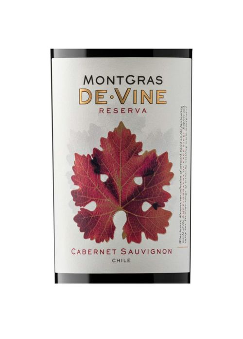 Vinho Montgras Reserva de Vine Cabernet Sauvignon 2021 Tinto Chile 750ml
