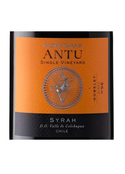 Vinho Montgras Antu Single Vineyard Syrah 2022 Tinto Chile 750ml
