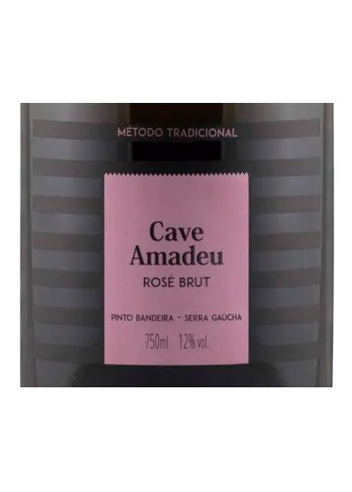 Espumante Cave Geisse Amadeu Brut Rosé Brasil 750ml