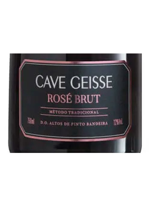 Espumante Cave Geisse Brut Rosé Brasil 750ml