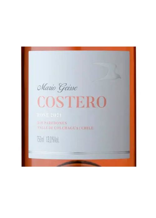 Vinho Mario Geisse Costero 2021 Rosé Chile 750ml