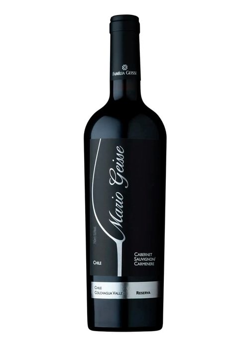 Vinho Mario Geisse Reserva Blend 2021 Tinto Chile 750Ml