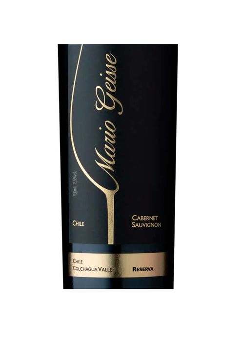 Vinho Mario Geisse Reserva Cabernet Sauvignon 2020 Tinto Chile 750ml