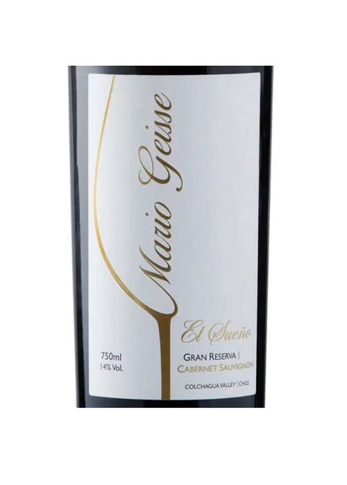 Vinho Mario Geisse Gran Reserva Cabernet Sauvignon 2018 Tinto Chile 750Ml