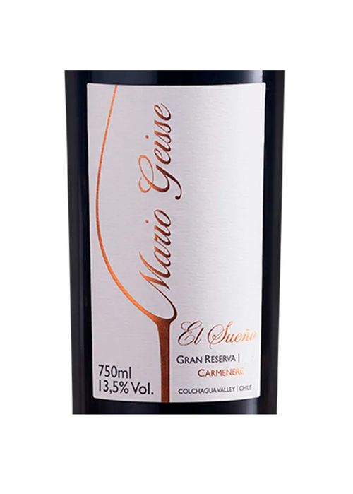 Vinho Mario Geisse Gran Reserva Carménère 2018 Tinto Chile 750ml