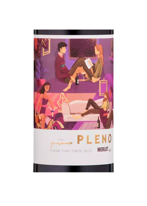 Vinho Marzarotto Pleno Merlot 2022 Tinto Brasil 750ml