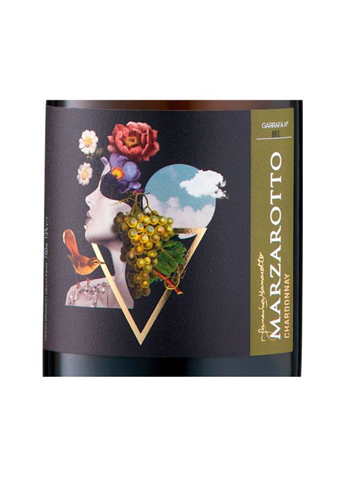 Vinho Marzarotto Gran Reserva Chardonnay 2021 Branco Brasil 750ml
