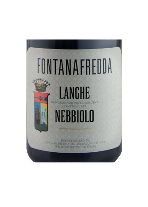 Vinho Nebbiolo Langhe DOC Fontanafredda 2018 Tinto Itália 750ml