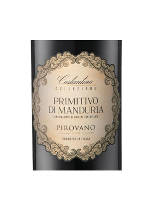 Vinho Primitivo di Manduria Costantino Collezione Pirovano 2020 Tinto Itália 750ml