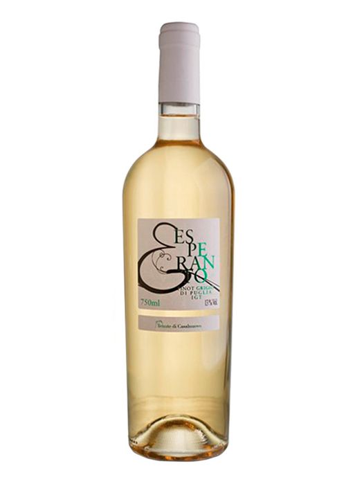 Vinho Pinot Grigio Esperanto Puglia IGT 2022 Branco Itália 750ml