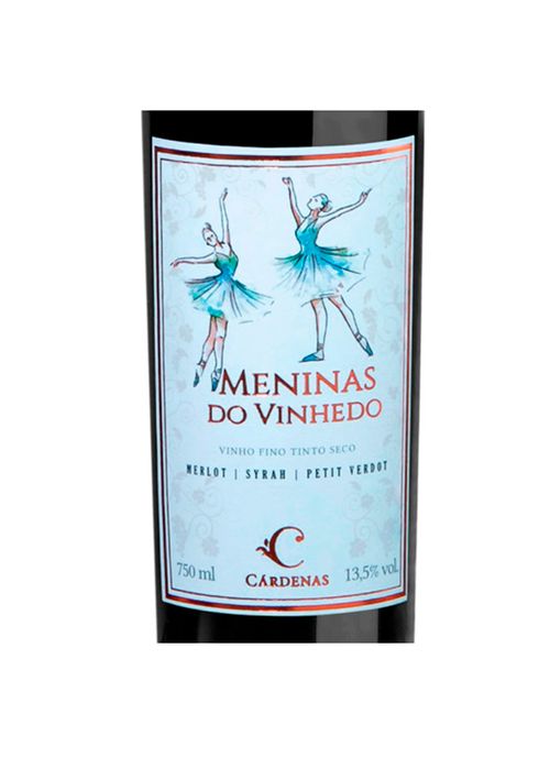 Vinho Cárdenas Meninas do Vinhedo Blend de Tintas 2018 Tinto Brasil 750ml