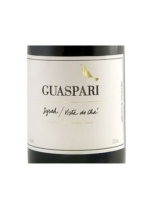 Vinho Guaspari Syrah Vista Do Chá 2017 Tinto Brasil 750Ml