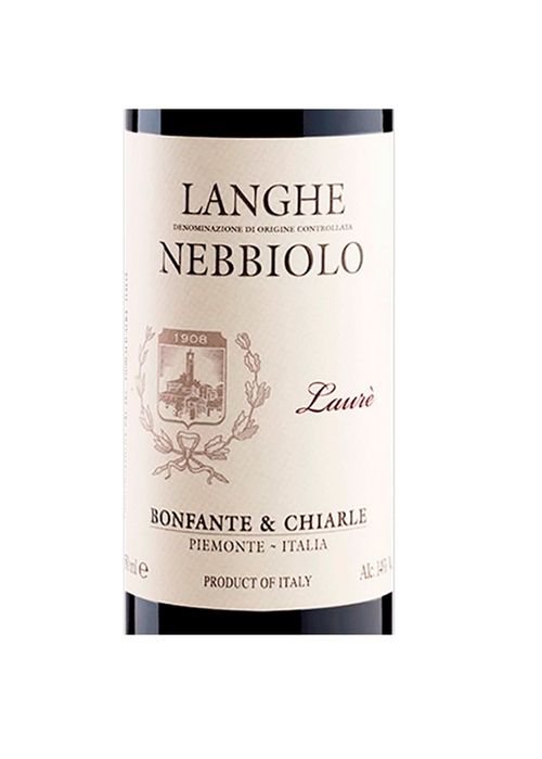 Vinho Nebbiolo Langhe Laurè DOC Bonfante & Chiarle 2021 Tinto Itália 750ml