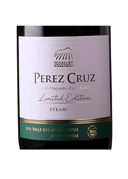 Vinho Perez Cruz Limited Syrah 2021 Tinto Chile 750ml