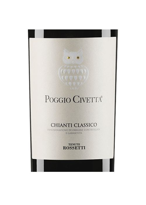 Vinho Chianti Classico Poggio Civetta DOCG Galo Nero 2019 Tinto Itália 750ml