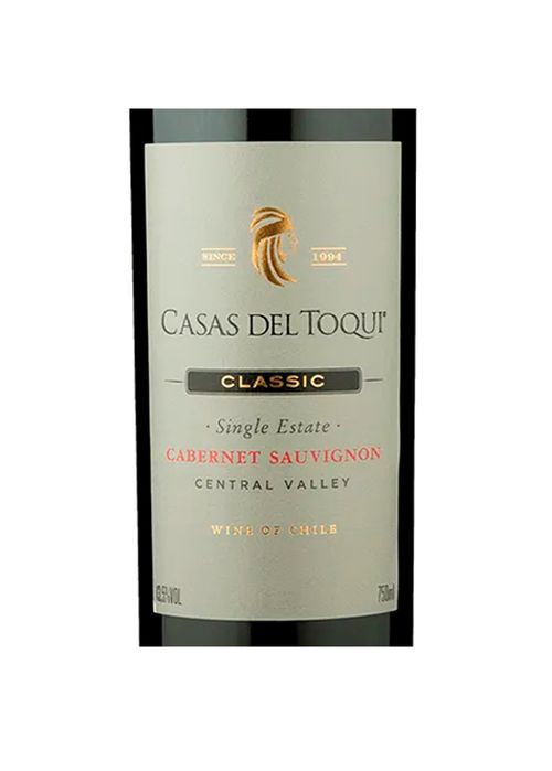 Vinho Casas Del Toqui Classic Cabernet Sauvignon 2022 Tinto Chile 750ml