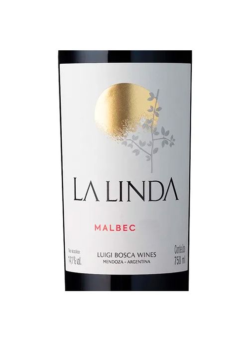 Vinho La Linda Malbec 2022 Tinto Argentina 750ml