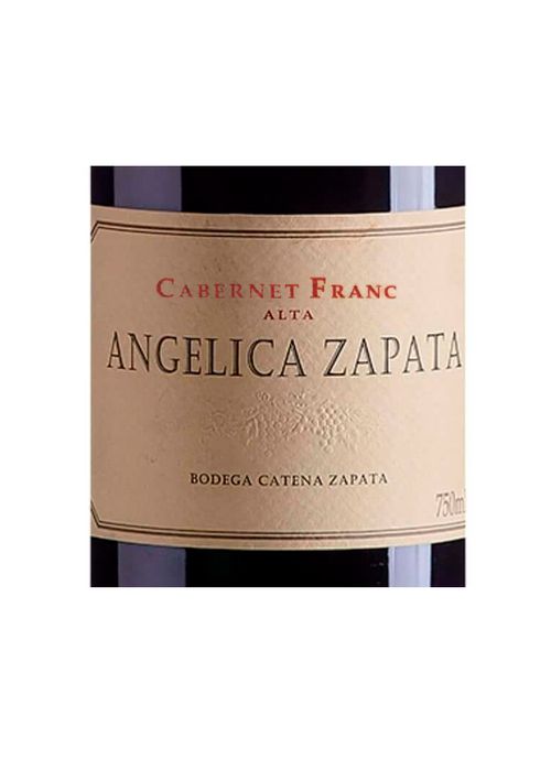 Vinho Angelica Zapata Cabernet Franc 2019 Tinto Argentina 750Ml