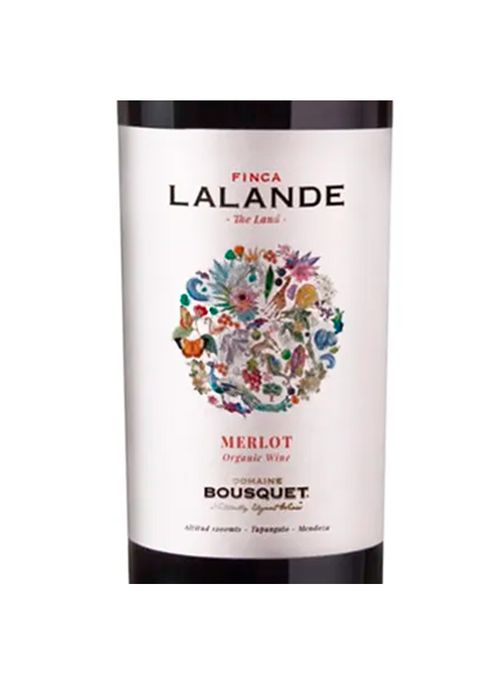 Vinho Bousquet Finca Lalande Merlot Orgânico 2020 Tinto Argentina 750ml