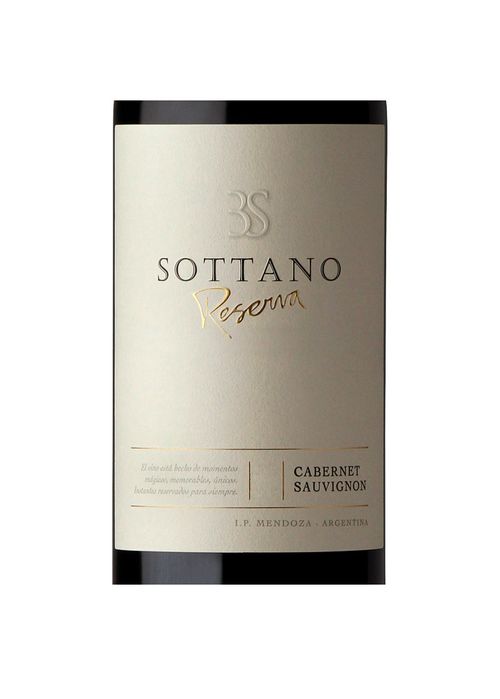 Vinho Sottano Reserva Cabernet Sauvignon 2019 Tinto Argentina 750ml