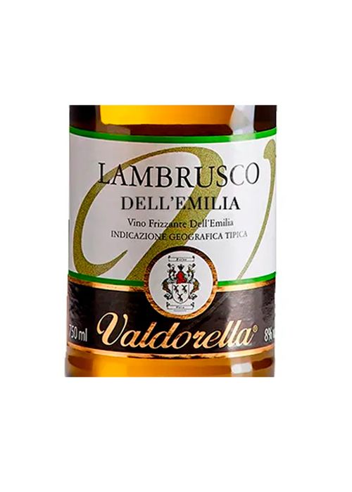Vinho Lambrusco Valdorella Amabile Branco Itália 750Ml