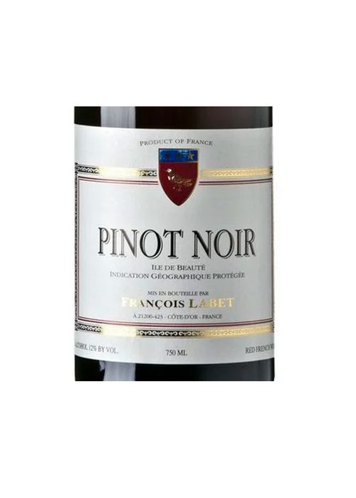 Vinho Francois Labet Pinot Noir IGP 2022 Tinto França 750ml