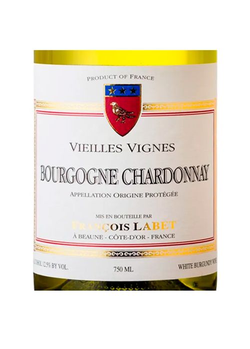 Vinho Borgonha Chardonnay Francois Labet 2020 Branco França 750ml