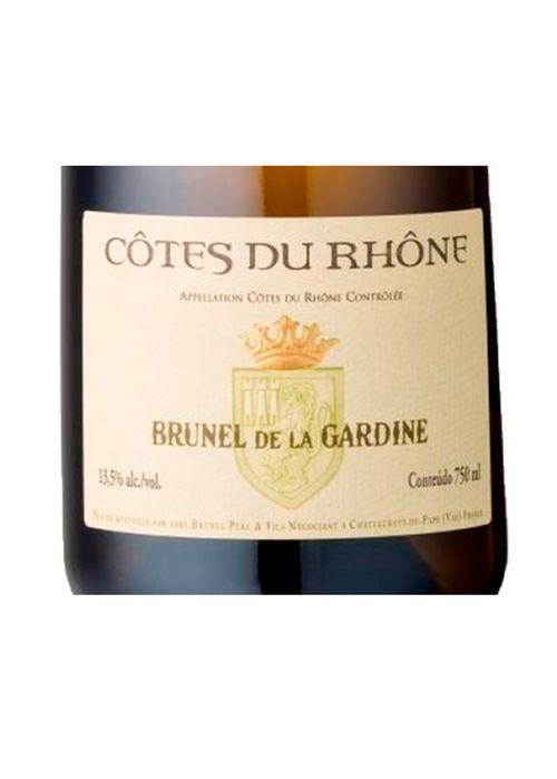 Vinho Cotes Du Rhone Brunel De La Gardine 2021 Branco França 750Ml