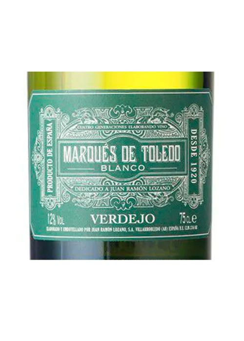 Vinho Marques de Toledo Verdejo 2022 Branco Espanha 750ml